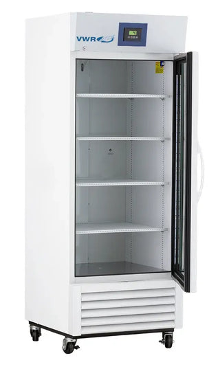 VWR VWR-HC-26 Plus Series Glass Door Specialty Laboratory Refrigerator Digital Display and Alarms, 26 cu. ft.