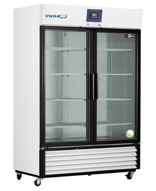 VWR VWR-HC-49 Plus Series Glass Door Specialty Laboratory Refrigerator Digital Display and Alarms, 49 cu. ft.