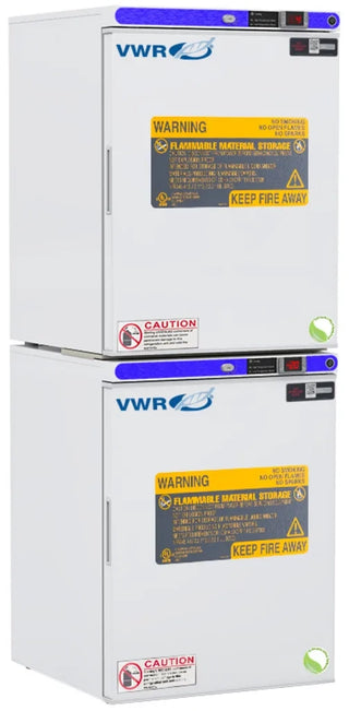 VWR VWR-HC-FRFC10 Plus Series Flammable Storage Laboratory Refrigerator Freezer Combo Unit, 10 cu. ft.