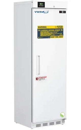 VWR VWR-HC-FRP-14P Plus Series Flammable Material Storage Laboratory Refrigerator Digital Display and Alarms, 14 cu. ft.