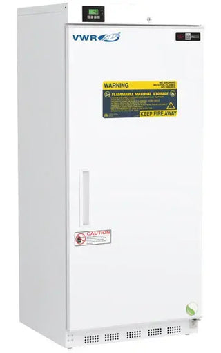 VWR VWR-HC-FRP-17P Plus Series Flammable Material Storage Laboratory Refrigerator Digital Display and Alarms, 17 cu. ft.