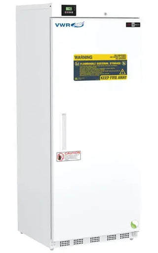 VWR VWR-HC-FRP-20P Plus Series Flammable Material Storage Laboratory Refrigerator Digital Display and Alarms, 20 cu. ft.