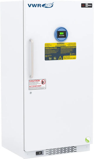 VWR VWR-HC-FRP-30 Touchpad Flammable Storage Laboratory Refrigerator  Swing Door, 30 cu. ft.
