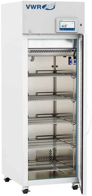 VWR VWR-HC-PLD-23-TS Premium Touchscreen Laboratory Glass Door Refrigerator Variable Speed Compressor, R600a, 23 cu. ft.