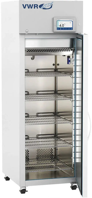 VWR VWR-HC-SPLD-23-TS Premium Touchscreen Laboratory Solid Door Refrigerator Variable Speed Compressor, R600a, 23 cu. ft.