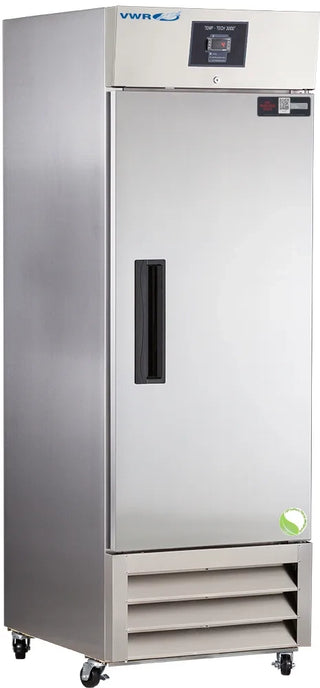 VWR VWR-HC-SSP-23 Plus Series Stainless Steel Laboratory Refrigerator, Solid Door, 23 cu. ft.