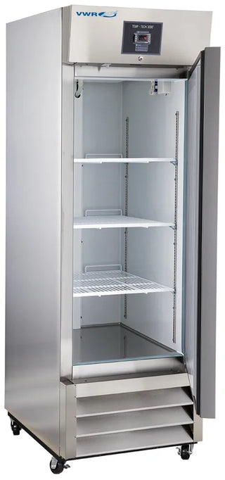 VWR VWR-HC-SSP-23 Plus Series Stainless Steel Laboratory Refrigerator, Solid Door, 23 cu. ft.