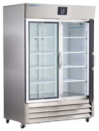 VWR VWR-HC-SSP-49G Plus Series Stainless Steel Glass Door Laboratory Refrigerator, 49 cu. ft.