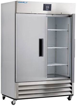 VWR VWR-HC-SSP-49 Plus Series Stainless Steel Laboratory Refrigerator, Solid Doors, 49 cu. ft.