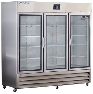 VWR VWR-HC-SSP-72G Plus Series Stainless Steel Glass Door Laboratory Refrigerator, 72 cu. ft.