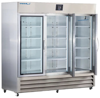 VWR VWR-HC-SSP-72G Plus Series Stainless Steel Glass Door Laboratory Refrigerator, 72 cu. ft.