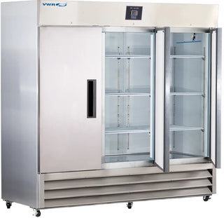 VWR VWR-HC-SSP-72 Plus Series Stainless Steel Laboratory Refrigerator, Solid Doors, 72 cu. ft.