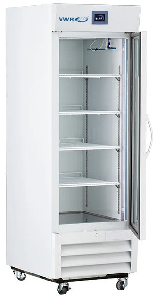 VWR VWR-HCLP-23 Plus Series Glass Door Laboratory Refrigerator Digital Display and Alarms, 23 cu. ft.