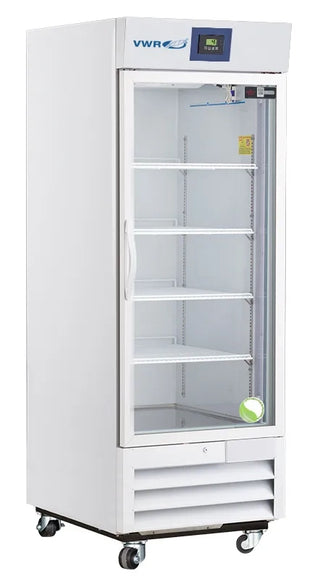 VWR VWR-HCLP-26 Plus Series Glass Door Laboratory Refrigerator Digital Display and Alarms, 26 cu. ft.