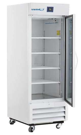 VWR VWR-HCLP-26 Plus Series Glass Door Laboratory Refrigerator Digital Display and Alarms, 26 cu. ft.