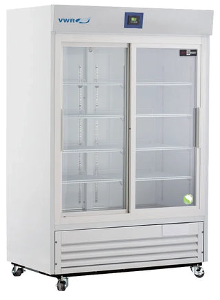 VWR VWR-HCLP-47 Plus Series Glass Door Laboratory Refrigerator Digital Display and Alarms, 47 cu. ft.