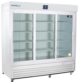 VWR VWR-HCLP-69 Plus Series Glass Door Laboratory Refrigerator Digital Display and Alarms, 69 cu. ft.