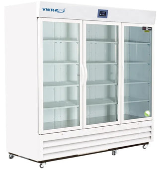 VWR VWR-HCLP-72-TS Performance Series Glass Door Laboratory Refrigerator Touchscreen Data Logging, 72 cu. ft.