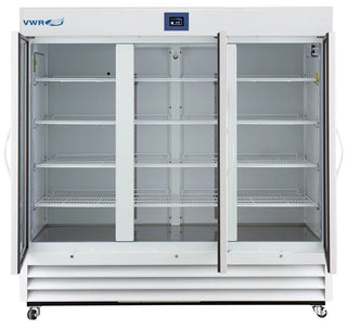 VWR VWR-HCLP-72-TS Performance Series Glass Door Laboratory Refrigerator Touchscreen Data Logging, 72 cu. ft.