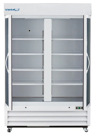 VWR VWR-HCLS-49 Standard Series Glass Door Laboratory Refrigerator, Swing Doors, 49 cu. ft.