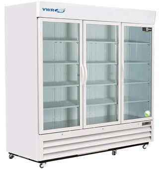 VWR VWR-HCLS-72 Standard Series Glass Door Laboratory Refrigerator, Swing Doors, 72 cu. ft.