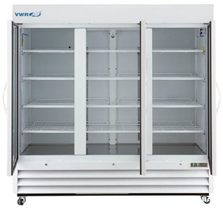 VWR VWR-HCLS-72 Standard Series Glass Door Laboratory Refrigerator, Swing Doors, 72 cu. ft.