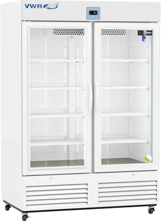 VWR VWR-VS-LP-49 Premier Glass Door Laboratory Refrigerator, Self-Closing, 49 cu. ft.