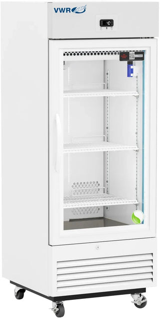 VWR VWR-VS-LS-12 Standard Glass Door Laboratory Refrigerator, Self-Closing, 12 cu. ft.