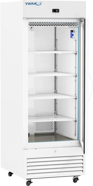 VWR VWR-VS-LS-26 Standard Glass Door Laboratory Refrigerator, Self-Closing, 26 cu. ft.