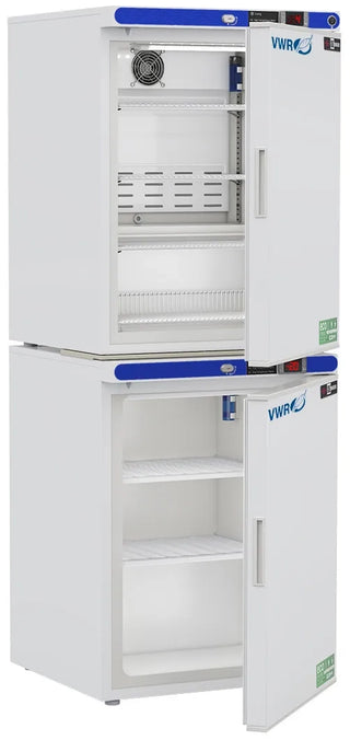 VWR HCRFC1020 Plus Series Refrigerator Freezer Combo Unit Dual Microprocessor Keyed Lock, 5.2 cu. ft. Refrigerator, 4 cu. ft. Freezer