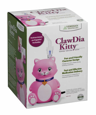 Veridian Healthcare 11-512 Claw-dia Kitty Pediatric Compressor Nebulizer System