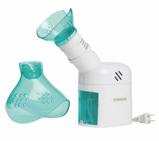 Veridian Healthcare 11-525 Steam Inhaler Respiratory Vapor Therapy System with Dual Masks