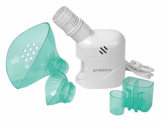Veridian Healthcare 11-525 Steam Inhaler Respiratory Vapor Therapy System with Dual Masks