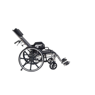 Drive Medical Viper Plus Reclining Wheelchair, Detachable Desk Arms, 18"-2