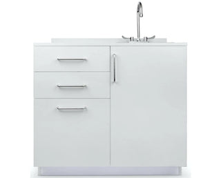 Viva Comfort ADIME902-BASE-36 front view of the right-sink model with drawers on the left