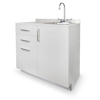Viva Comfort ADIME902-BASE-36 angled left view of the right-sink model