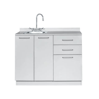 Viva Comfort ADIME902-BASE-42 raised front view of the left-sink model