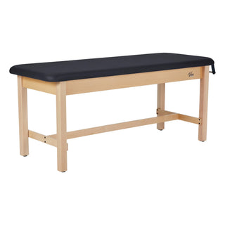 Viva Comfort ADI996-04-27 Aristo treatment table, angled view with paper roll holder at one end