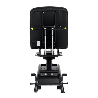 Viva Comfort ADI903-30 Atlas treatment table, rear view showing the backrest support struts