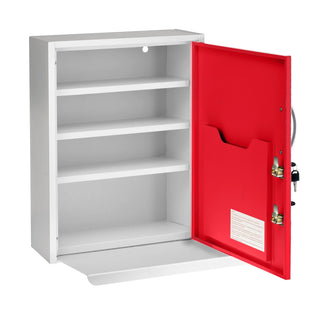Viva Comfort ADI999-06 open cabinet with red door showing shelves and document pocket