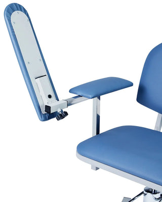 Viva Comfort ADIME997-05 close-up of the armrest flipped up on its swivel bracket
