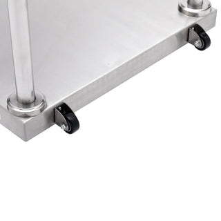 Viva Comfort ADIME904-05 close-up of rear platform corner with small transport wheel