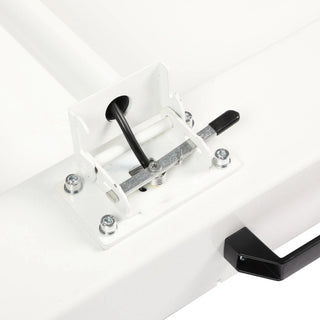 Viva Comfort ADIME904-03 close-up of handrail folding hinge bracket with locking pin
