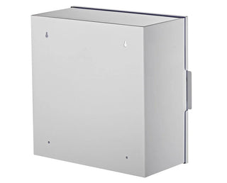 Viva Comfort ADI999-01 rear view of the AED cabinet showing wall hanging slots
