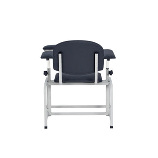 Viva Comfort ADI997-01 blood drawing chair rear view showing the steel frame
