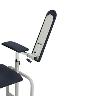 Viva Comfort ADI997-01 close-up of the armrest folded up on its height adjustable post