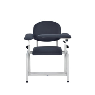 Viva Comfort ADI997-01 blood drawing chair with armrest locked in front of the seat