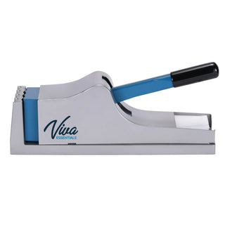 Viva Comfort ADIME950-01 side view of pill crusher with handle raised slightly