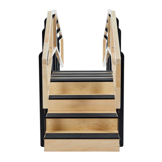 Viva Comfort ADIME906-02-30 convertible rehab staircase, end view up the short steps