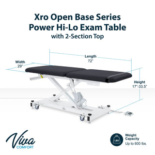 Viva Comfort ADI903-20 Xro dimension diagram showing length, width and height range